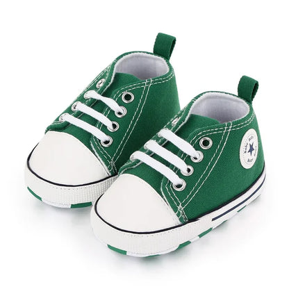 Canvas Sneakers Baby Boys Girls Shoes First Walkers Infant Toddler Anti-Slip Soft Sole Classical Newborn Baby Shoes 0-18 Month