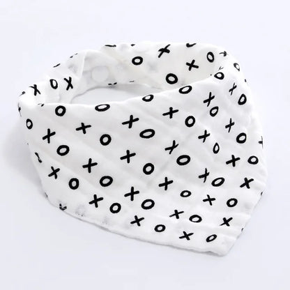 5Pcs/Lot Musiln Cotton Baby Bibs 4 Layers Girls Boys Babador Bandana Bibs Bebe Triangle Feeding Burp Cloth Bebe Collar Scarf