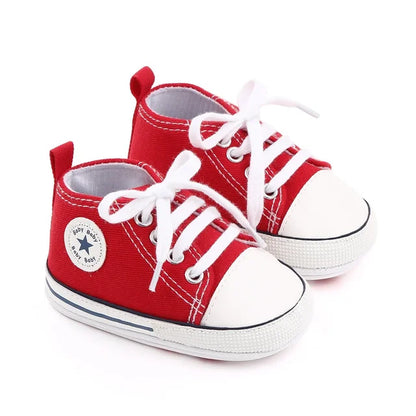 Canvas Sneakers Baby Boys Girls Shoes First Walkers Infant Toddler Anti-Slip Soft Sole Classical Newborn Baby Shoes 0-18 Month