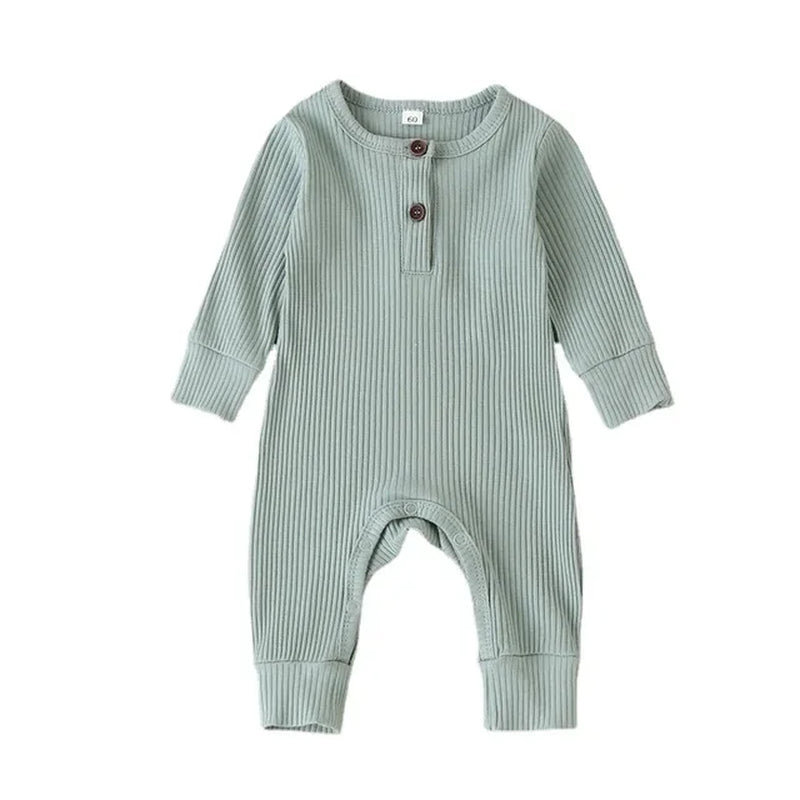 Autumn Newborn Infant Baby Boys Girls Romper Playsuit Overalls Cotton Long Sleeve Baby Jumpsuit Newborn Clothes