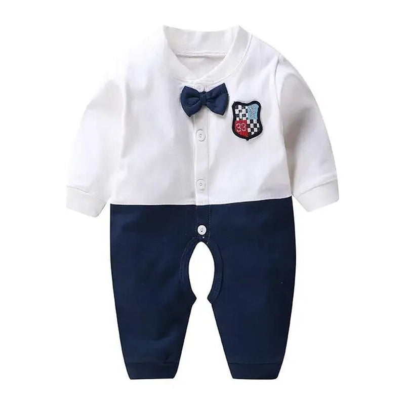 Newborn Baby Boys Girls Romper Cartoon Print Cotton Long Sleeve Jumpsuit Infant Clothing Pajamas Toddler Baby Clothes Outfits